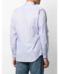 Chemise à manches longues à rayures verticales bleu clair Comme Des Garcons SHIRT