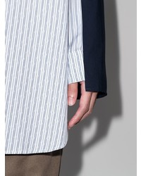 Chemise à manches longues à rayures verticales bleu clair JW Anderson