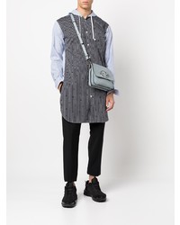 Chemise à manches longues à rayures verticales gris foncé Comme Des Garcons SHIRT