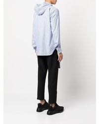 Chemise à manches longues à rayures verticales gris foncé Comme Des Garcons SHIRT