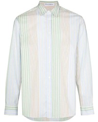 Chemise à manches longues à rayures verticales multicolore JW Anderson