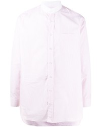 Chemise à manches longues à rayures verticales rose MACKINTOSH