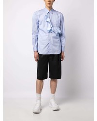 Chemise à manches longues à volants bleu clair Comme Des Garcons SHIRT