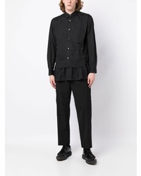 Chemise à manches longues à volants noire Comme Des Garcons SHIRT