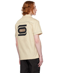 Chemise à manches longues beige Olly Shinder