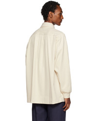 Chemise à manches longues beige Jacquemus