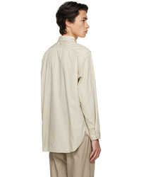 Chemise à manches longues beige Engineered Garments