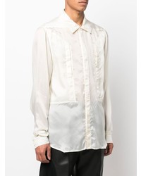 Chemise à manches longues beige Rick Owens