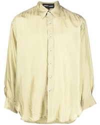 Chemise à manches longues beige Edward Cuming