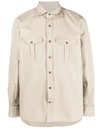 Chemise à manches longues beige Glanshirt