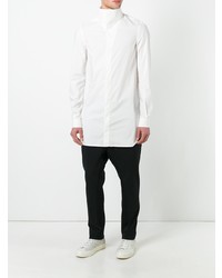 Chemise à manches longues beige Rick Owens