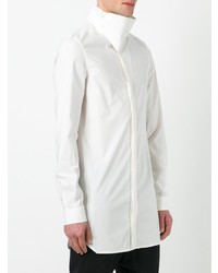 Chemise à manches longues beige Rick Owens