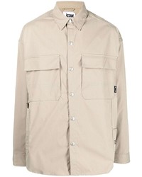 Chemise à manches longues beige Izzue