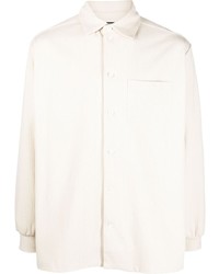 Chemise à manches longues beige Jacquemus