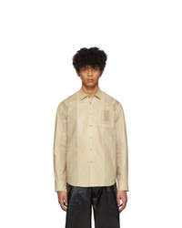 Chemise à manches longues beige Keenkee