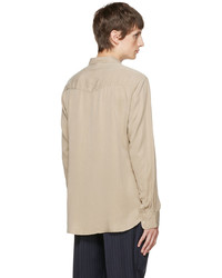 Chemise à manches longues beige Officine Generale