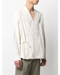 Chemise à manches longues beige Ambush