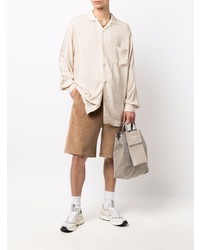 Chemise à manches longues beige Acne Studios