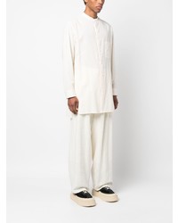 Chemise à manches longues beige Yohji Yamamoto