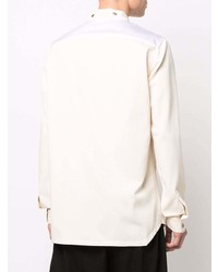 Chemise à manches longues beige Rick Owens