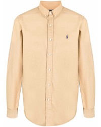 Chemise à manches longues beige Polo Ralph Lauren
