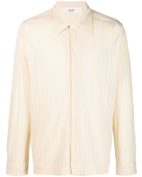 Chemise à manches longues beige Séfr