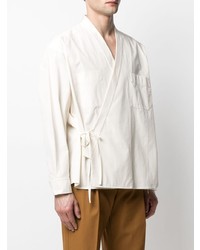 Chemise à manches longues beige Ambush