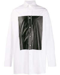 Chemise à manches longues blanche et noire Bmuet(Te)