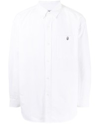 Chemise à manches longues blanche A Bathing Ape