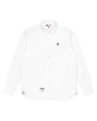 Chemise à manches longues blanche AAPE BY A BATHING APE