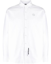 Chemise à manches longues blanche AAPE BY A BATHING APE