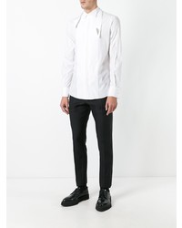 Chemise à manches longues blanche DSQUARED2