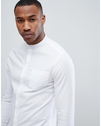 Chemise à manches longues blanche ASOS DESIGN