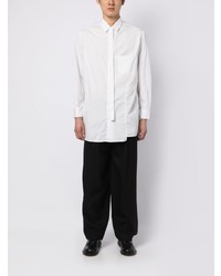 Chemise à manches longues blanche Yohji Yamamoto