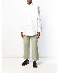 Chemise à manches longues blanche Acne Studios