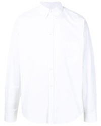 Chemise à manches longues blanche Balenciaga
