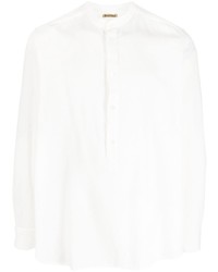 Chemise à manches longues blanche Barena