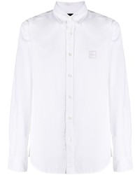 Chemise à manches longues blanche BOSS