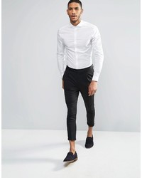 Chemise à manches longues blanche Asos