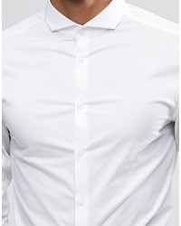 Chemise à manches longues blanche Asos