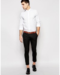 Chemise à manches longues blanche Asos