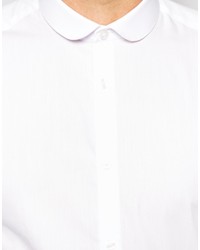 Chemise à manches longues blanche Asos