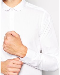 Chemise à manches longues blanche Asos