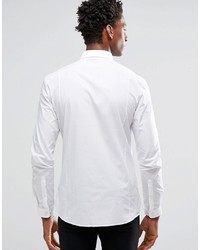 Chemise à manches longues blanche Asos