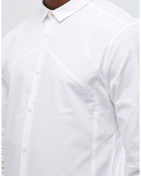 Chemise à manches longues blanche Asos