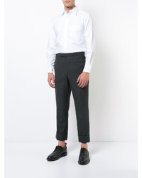 Chemise à manches longues blanche Thom Browne