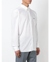 Chemise à manches longues blanche Etro