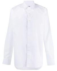 Chemise à manches longues blanche Canali