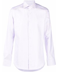 Chemise à manches longues blanche Canali