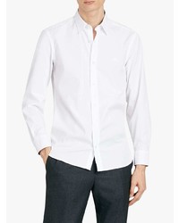 Chemise à manches longues blanche Burberry